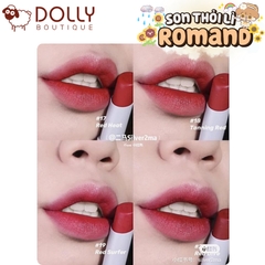 Son Thỏi Lì Romand Zero Gram Matte Lipstick #18 Tanning Red ( Màu Đỏ Cam Đất )