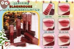 Son Kem Lì Black Rouge Air Fit Velvet Tint  #A52 Cinnamon Brown ( Màu Nâu Trầm ) - 4.5ml