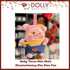 Gấu Bông Baby Three Zhuxiaofantoy Zhu Xiao Fan First Generation ( Phiên Bản Heo) Móc Khóa