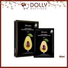 Mặt Nạ Giấy Jm Solution Water Luminous Avocado Oil Ampoule Mask Black 35ml