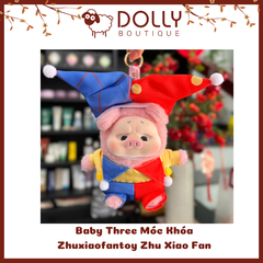 Gấu Bông Baby Three Zhuxiaofantoy Zhu Xiao Fan First Generation ( Phiên Bản Heo) Móc Khóa