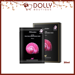Mặt Nạ Giấy JM Solution Active Pink Snail Brightening Mask 30ml