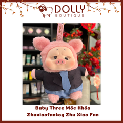 Gấu Bông Baby Three Zhuxiaofantoy Zhu Xiao Fan First Generation ( Phiên Bản Heo) Móc Khóa