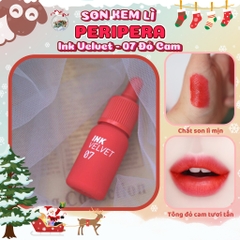 Son Kem Peripera Ink Velvet Tint 07 Girlish Red - 4g