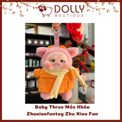 Gấu Bông Baby Three Zhuxiaofantoy Zhu Xiao Fan First Generation ( Phiên Bản Heo) Móc Khóa