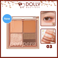 Phấn Mắt 4 Ô Peripera Ink Pocket Shadow Palette 6.4g #03 Rolling In The Autumn