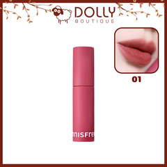 Son Kem Lì Innisfree Airy Matte Tint #01 Magenta Mauve ( Mận Hoa Cà ) - 3.8 g