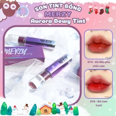 Son Tint Bóng Lì Bóng Merzy Aurora Dewy Tint DT04 - Maple Moment