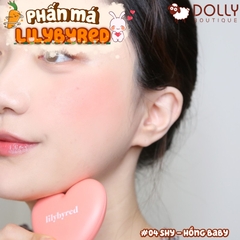 Phấn Má Hồng Lilybyred Luv Beam Cheek #04 Selfie Red (Hồng Cam) - 4.7g