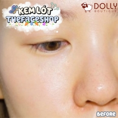 Kem Lót The Face Shop Air Cotton Makeup Base SPF30 01 Mint