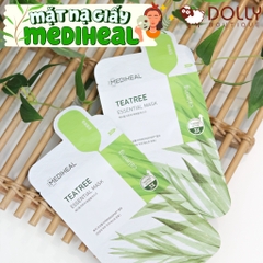 Mặt Nạ Giấy Tinh Chất Trà Xanh Làm Dịu Da Giảm Mụn Mediheal Teatree Essential Mask - 25ml