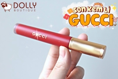 Son Kem Gucci Rouge à Lèvres Liquid Matte Lip Colour 505 Janet Rust (Màu Đỏ Cam Đất)