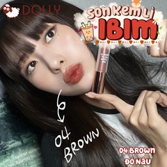 Son Kem Lì IBIM Bare Mousse Lip Tint #04 Brown ( Màu Đỏ Nâu Trầm )