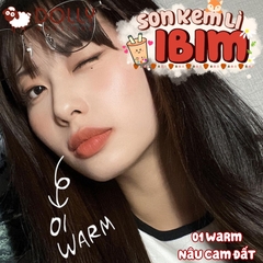 Son Kem Lì IBIM Bare Mousse Lip Tint #01 Warm ( Màu Nâu Cam Đất )