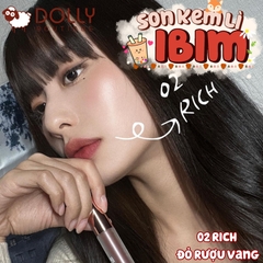 Son Kem Lì IBIM Bare Mousse Lip Tint #02 Rick (Màu Đỏ Rượu Vang)