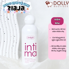 Dung Dịch Vệ Sinh Viêm Nhẹ Ziaja Intima Creamy Wash - Hồng ( 200ml )