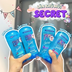 Gel Khử Mùi Giảm Tiết Mồ Hôi Không Mùi Hương Secret Outlast Clear Gel Deodorant Unscented - 73g