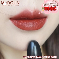 Son Thỏi MAC Matte Lipstick 646 Marrakesh (Đỏ Nâu Trầm) - 3g