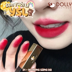 Son Thỏi YSL Rouge Pur Couture The Slim Matte Lipstick #21 Rouge Paradox ( Màu Đỏ Thuần )