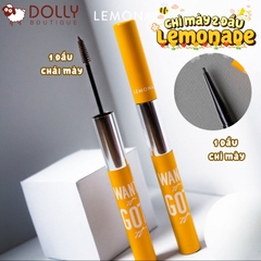 Chì Kẻ Mày 2 Đầu Lemonade Want It Got It Dual EyeBrow #01 Dark Brown (Nâu Đậm)