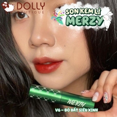 Son Kem Lì Merzy The First Velvet Tint #V6 (Màu Đỏ Gạch) - 4.5g