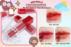 Son Kem Lì Black Rouge Air Fit Velvet Tint  #A04 Rasberry Syrup (Màu Đỏ Hồng)