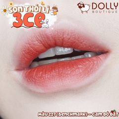 Son Thỏi Lì 3CE Matte Lip Color #227 Benchmark ( Màu Cam Đất )