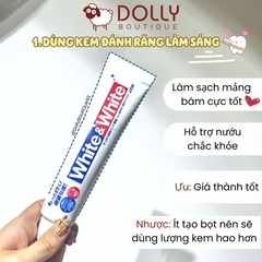 Kem Đánh Răng White And White - 150g