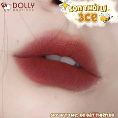 Son Thỏi 3CE Soft Matte Lipstick #Speak To Me ( Đỏ Đất ) - 3.5g