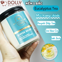 Nến Thơm 1 Bấc Bath & Body Works Eucalyptus Tea Single Wick Candle 198g