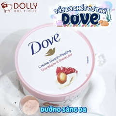 Tẩy Da Chết Cơ Thể Lựu và Bơ Hạt Mỡ Dove Scrub Pomegranate & Shea Butter - 298g