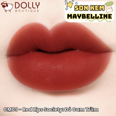 Son Kem Lì Maybelline Sensational Cushion Mattes #CM09 Red Lips Society ( Màu Mứt Cà Chua ) - 6.4ml