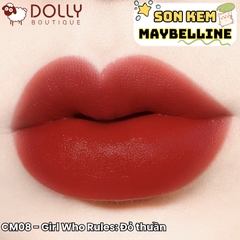 Son Kem Lì Maybelline Sensational Cushion Matte #CM08 Girl Who Rules (Màu Vang Đỏ) - 6.4ml