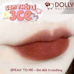 [MY MOVES] Son 3CE Soft Matte Lipstick #SpeakToMe