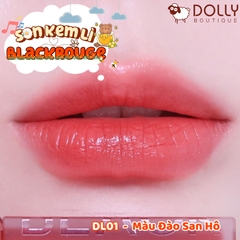 Son Kem Black Rouge Double Layer Over Velvet #DL01- Salmon Layer (Màu Hồng Đào San Hô)