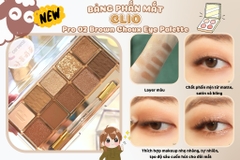 Màu Mắt Trang Điểm Clio Pro Eye Palette 02 Brown Choux