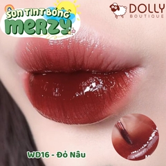 Son Kem Dạng Tint Bóng Merzy The Watery Dew Tint #WD16 Bloody Spell (Màu Đỏ Nâu)