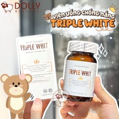 Viên uống trắng da, chống nắng, ngừa nám Triple White hộp 50 viên