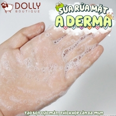 Sữa Rửa Mặt Dành Cho Da Nhạy Cảm A-Derma Phys-AC Purifying Foaming Gel - 200ml