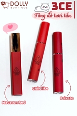 Son Kem Lì 3CE Cloud Lip Tint  #Macaron Red (Màu Đỏ Tươi) - 4g