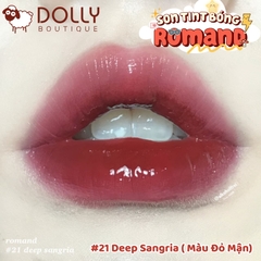 Son Tint Romand Juicy Lasting Tint #21 Deep Sangria (Màu Đỏ Mận) - 5.5g