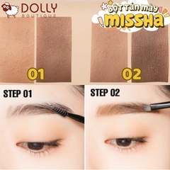 Bột Kẻ Mày Missha Twin Brow Kit No.1 Natural Brown