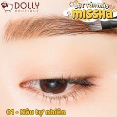 Bột Kẻ Mày Missha Twin Brow Kit No.1 Natural Brown