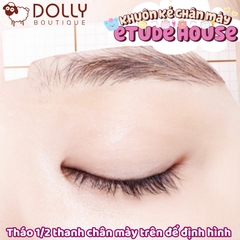 Khuôn Kẻ Chân Mày Etude House My Beauty Tool Personal Brow Band #1 Straight Brow (Dáng Khuôn Mày Ngang)