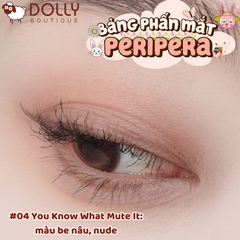 Phấn Mắt 4 Ô Peripera Ink Pocket Shadow Palette 6.4g #04 You Know What Mute It