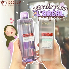 Nước Tẩy Trang L'Oreal Revitalift Hyaluronic Acid Hydrating Micellar Water ( Làm Sạch Và Dưỡng Ẩm ) - 400ml