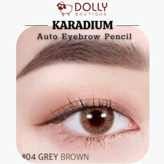 Chì Kẻ Mày 2 Đầu Nét Mảnh Karadium Auto Eyebrow Pencil 0.18g - 04 Gray Brown