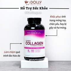 Viên Uống Đẹp Da, Tóc & Móng Neocell Super Collagen + C With Biotin - 360 Viên