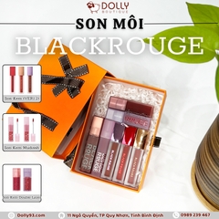 Son Kem Lì Black Rouge Mudissh Cushion Velvet #MV05 - Dried Persimmon (Nâu Cam Đất)