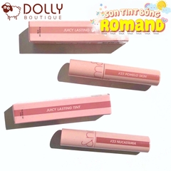 Son Bóng Romand Juicy Lasting Tint #23 Nucadamia (Màu Đỏ Nâu Nude) - 5.5g